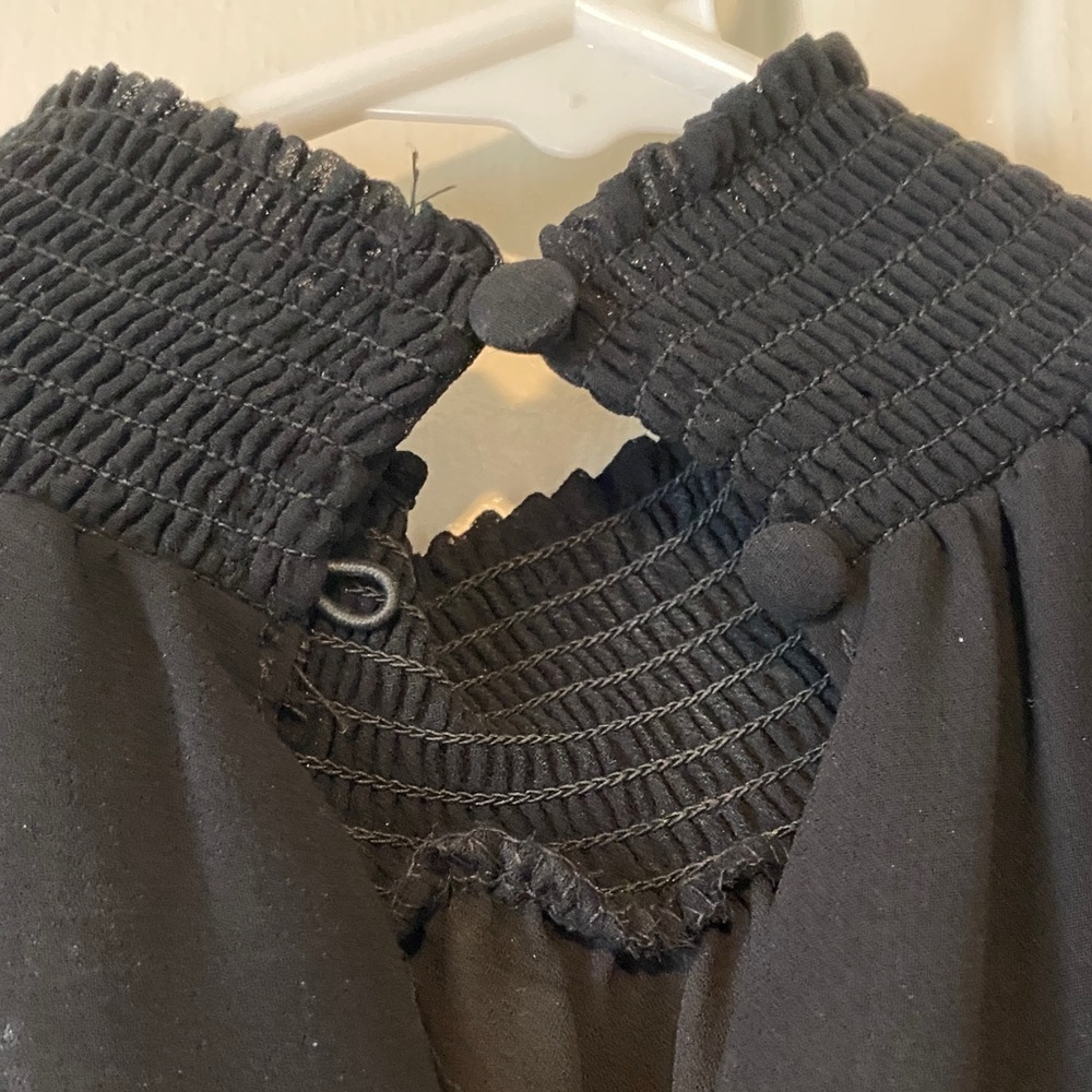 STATE Black Ruffled Mini Dress - Picture 4 of 8